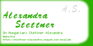 alexandra stettner business card